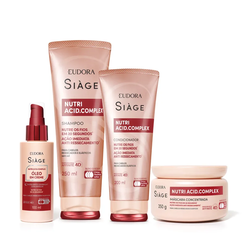 Eudora Siàge: Linha Nutri Acid.Complex