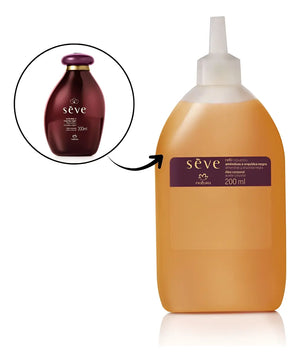 Refil Óleo Desodorante Corporal Sève Amêndoas e Orquídea Negra 200 ml