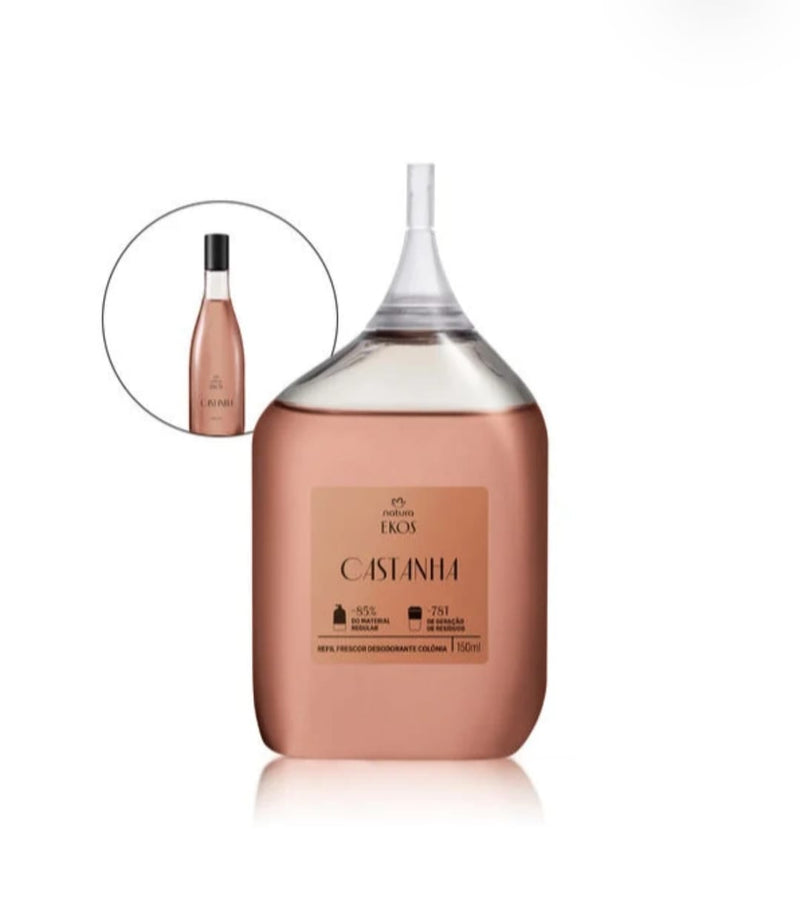Refil Frescor Deo Colônia Castanha Ekos 150 ml