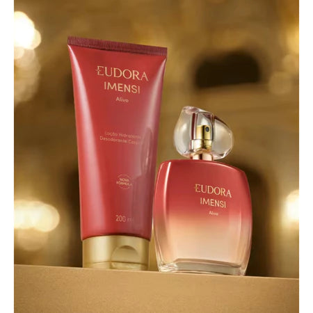 Kit Presente Eudora Imensi Alive Colônia 100ml + Hidratante 200ml