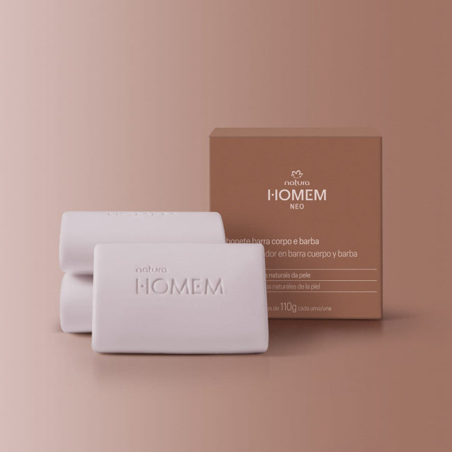 Caixa de Sabonete Natura Homem Neo