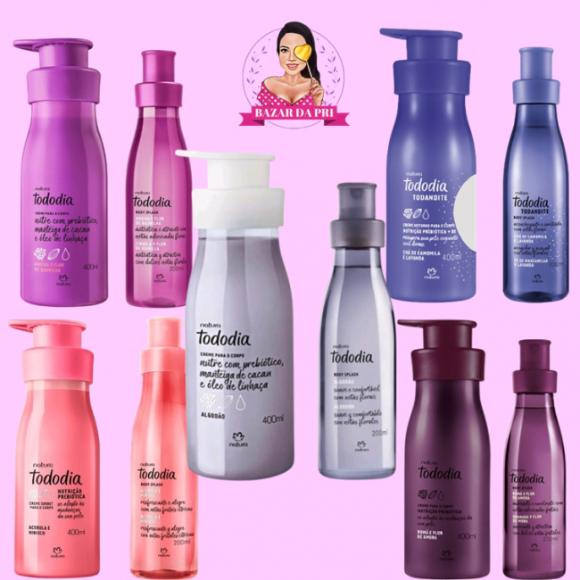 Combo Hidratante + Body Splash Natura Tododia