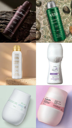 Desodorantes Aerosol e Roll on
