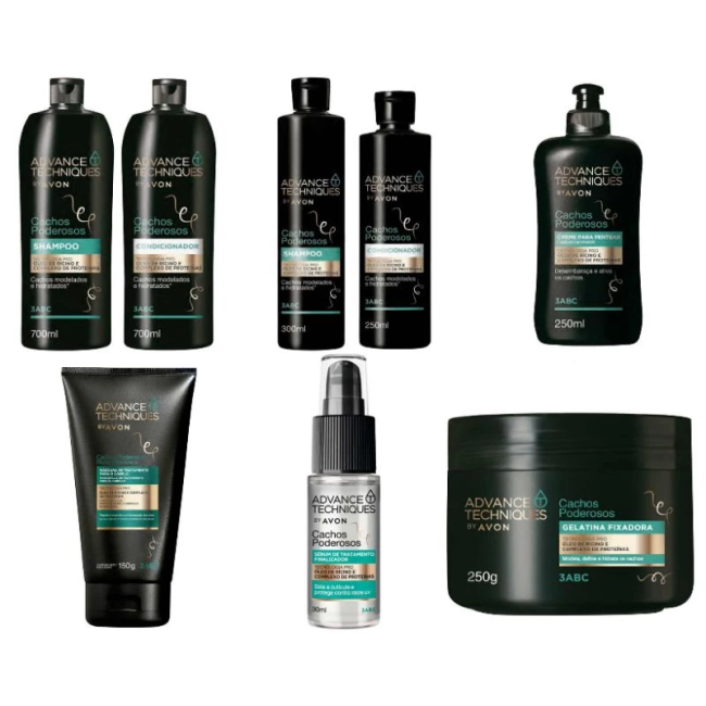 Linha Advance Techniques Cachos Poderosos Avon