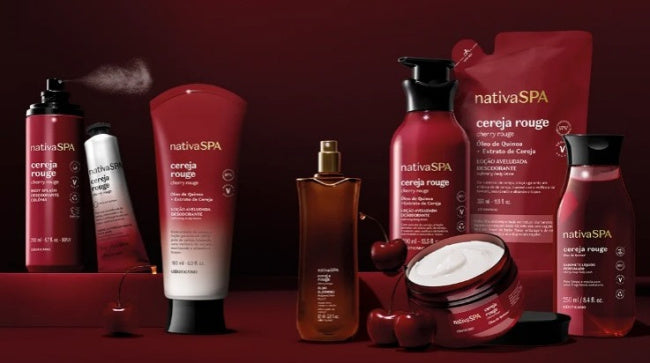 Linha Nativa Spa O Boticário: Cereja Rouge