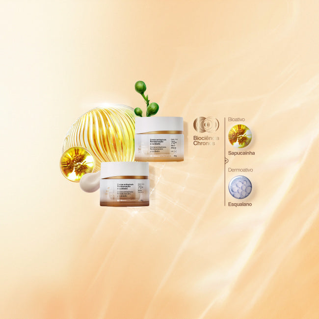 Linha Natura Chronos & Chronos Derma 70+: Restauração e Cuidado