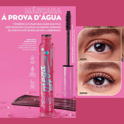 Máscara Para Cílios Mega Bff Waterproof Color Trend Avon