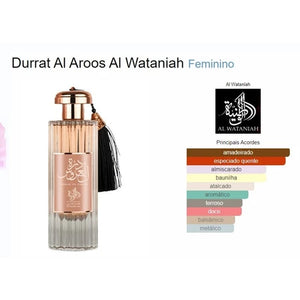Perfume Árabe Durrat Al Aroos Al Wataniah Feminino EDP 85ml